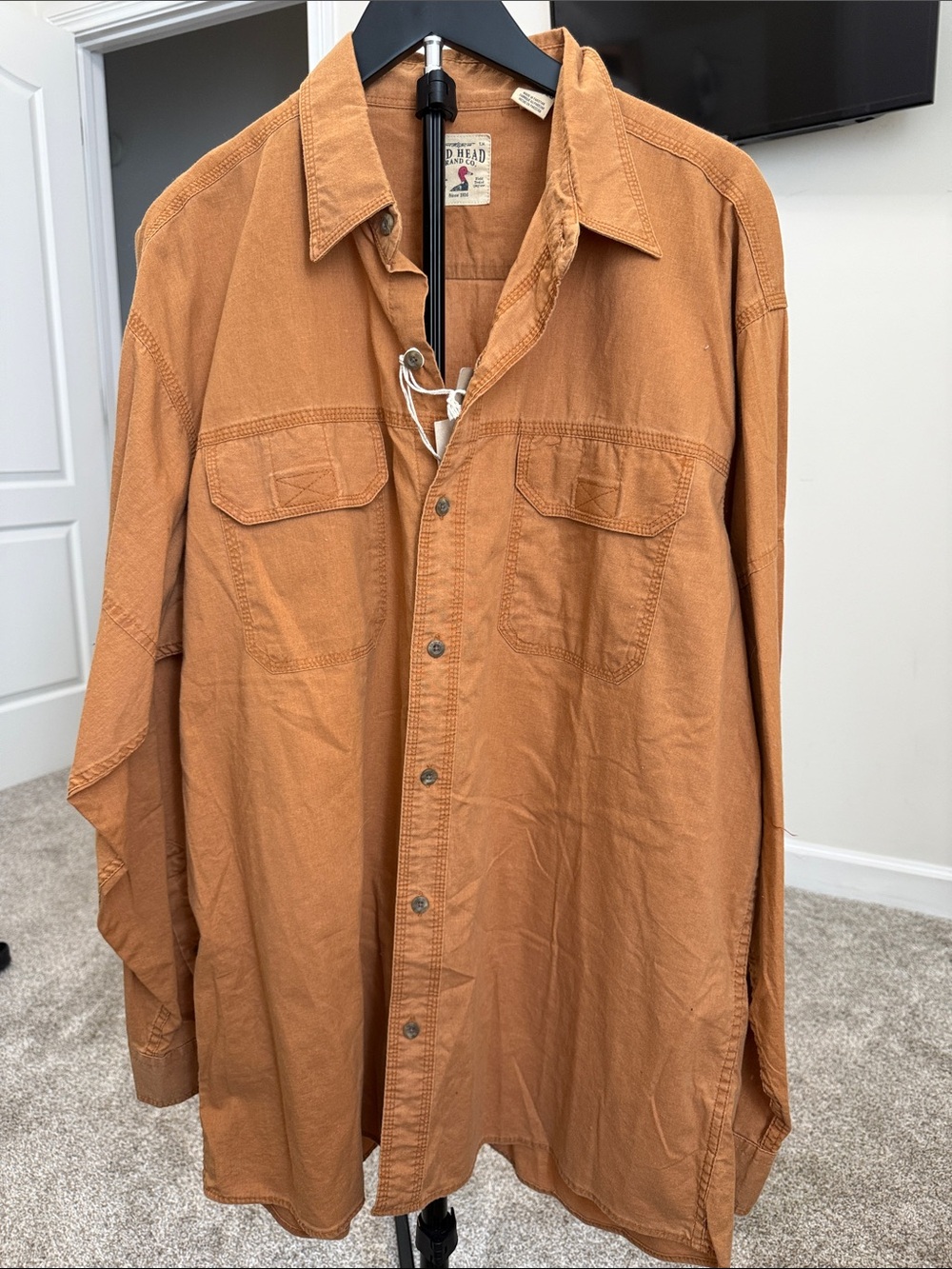 RedHead Rust-Tan Lightweight Work Shirt Jacket